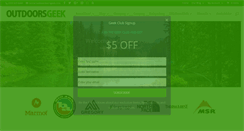 Desktop Screenshot of outdoorsgeek.com